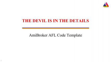 AmiBroker AFL Code Template