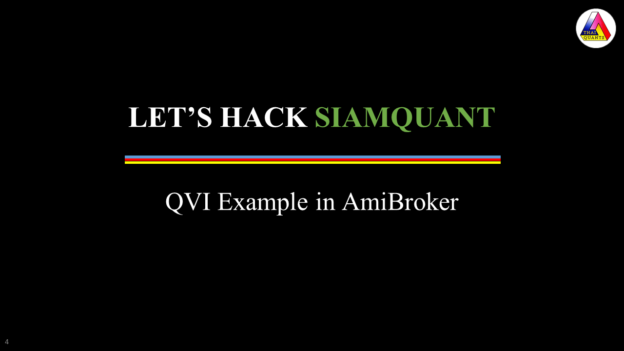 Quantitative trading systems amibroker